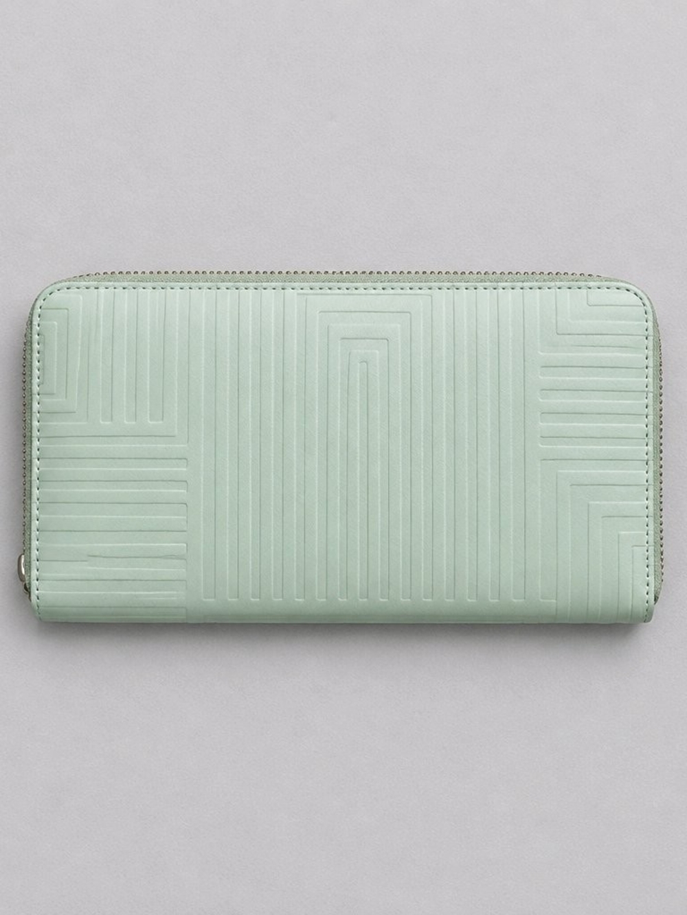 kate spade Mint Green Zip Wallet with Gold Hardware
